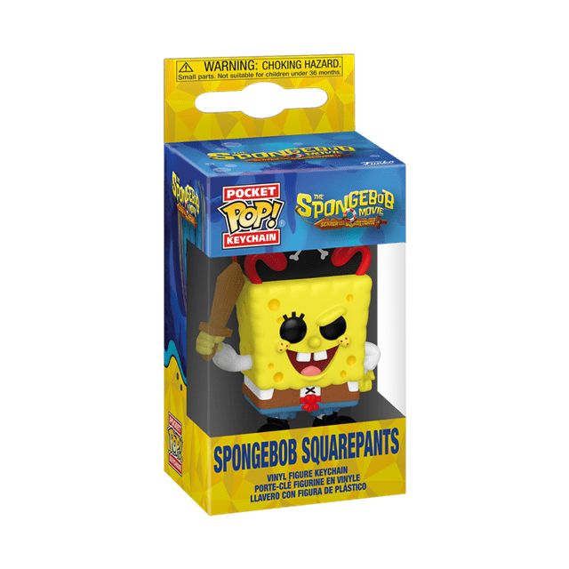 Pirate SpongeBob SquarePants SpongeBob Search For SquarePants Funko Pop Vinyl Keychain - 2
