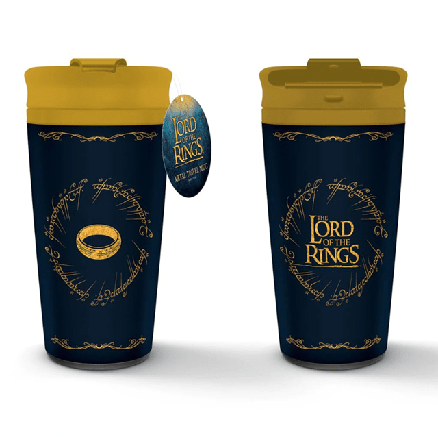 Ring Lord Of The Rings Metal Travel Mug - 1