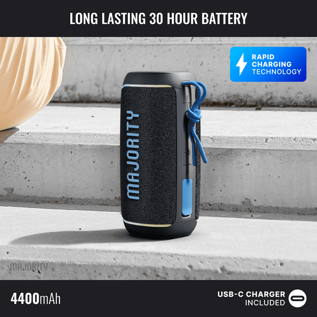 Majority Move M2 Portable Bluetooth Speaker - 9