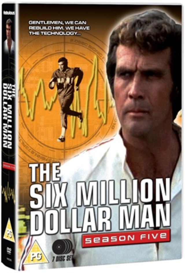 The Six Million Dollar Man Series 5 Dvd Box Set Free Shipping Over £20 Hmv Store