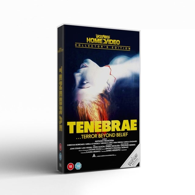 Tenebrae VHS - Vice Press Collector's Edition - 2
