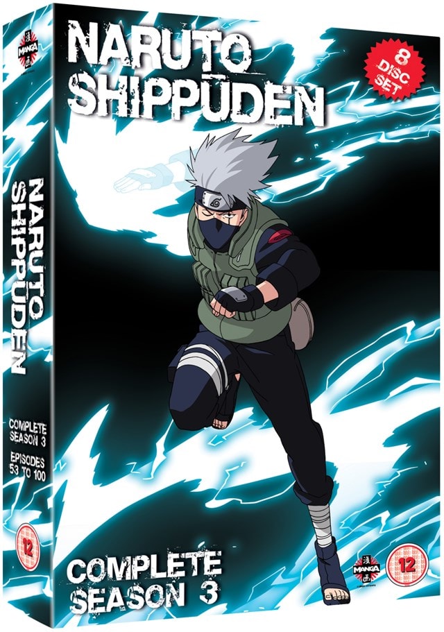 Naruto Shippuden Complete Series 3 Dvd Box Set Free Shipping Over Hmv Store