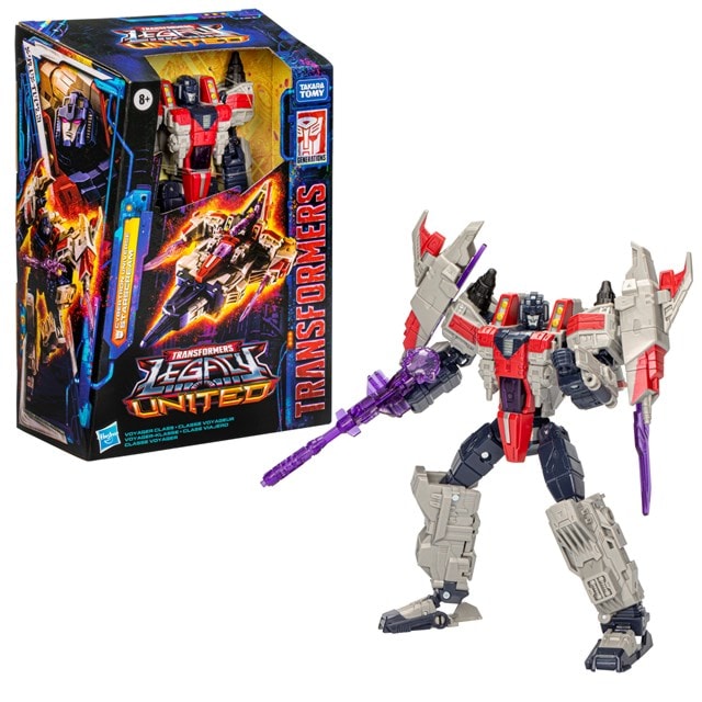 Transformers Legacy United Voyager Class Cybertron Universe Starscream Converting Action Figure - 9