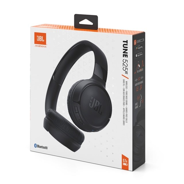 JBL Tune T525BT Black Bluetooth Headphones - 8