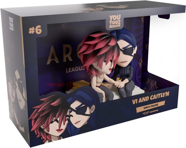Vi And Caitlyn Arcane League Of Legends Youtooz Figurine - 2