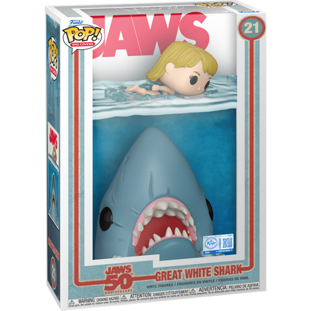 Great White Shark 21 Jaws 50th Anniversary Funko Pop Vinyl Comic Cover - 2