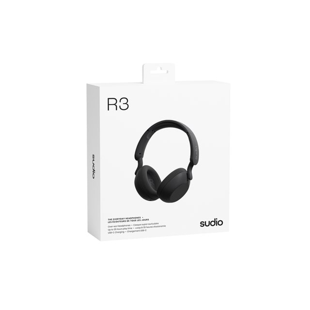 Sudio R3 Black Bluetooth Headphones - 4