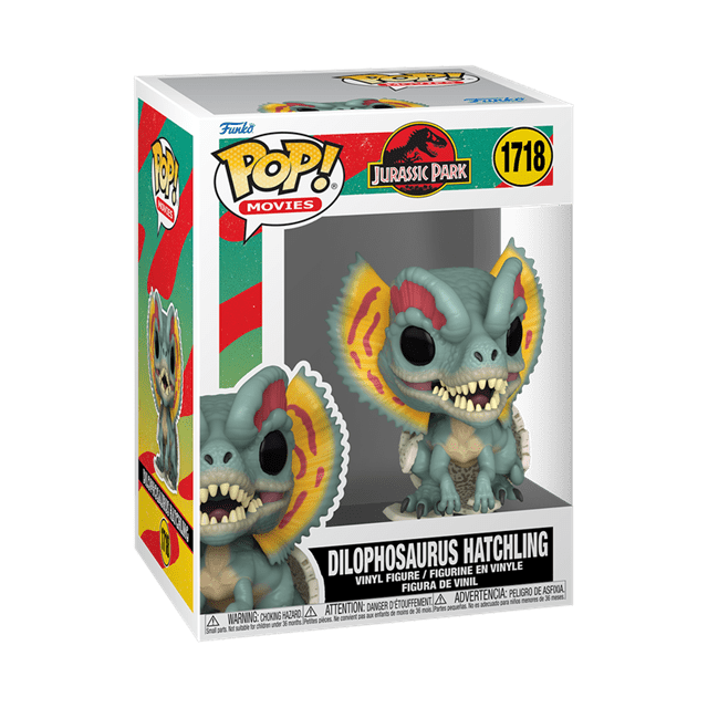 Dilophosaurus Hatchling 1718 Jurassic Park Funko Pop Vinyl - 2