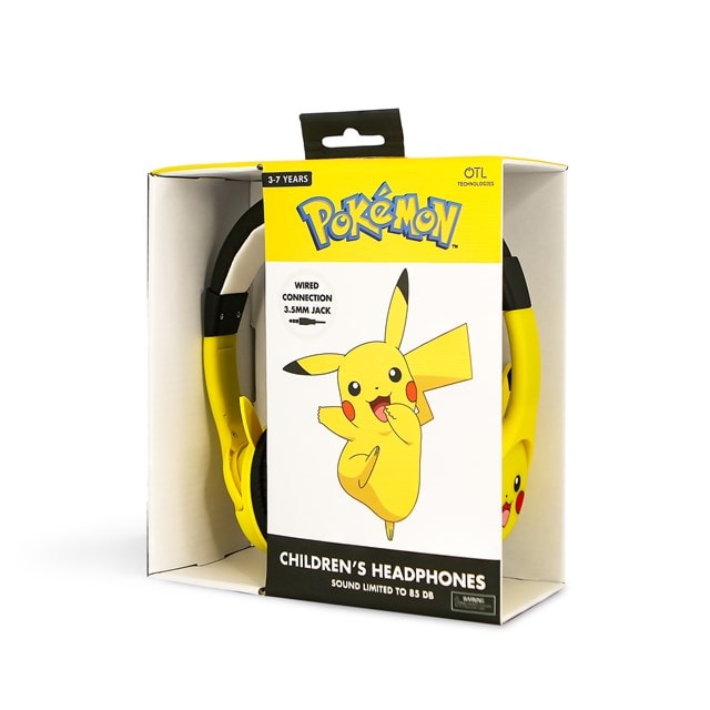 OTL Pokemon Pikachu With Ears Junior Headphones - 7