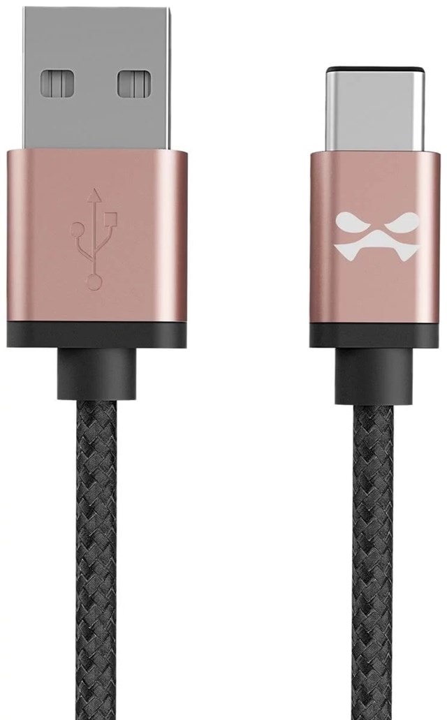 Ghostek NRGline Braided Rose Gold USB-C Cable 3m - 1