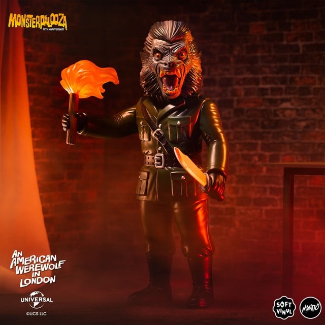 An American Werewolf In London Nightmare Demon Werewolf 10" Mondo Soft Vinyl Figurine - 5