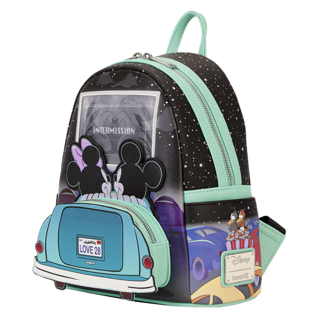 Mickey And Minnie Date Night Drive-In Mini Backpack Loungefly - 3