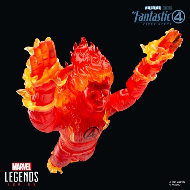 Human Torch Fantastic Four First Steps Marvel Legends Series Hasbro Action Figure - 2
