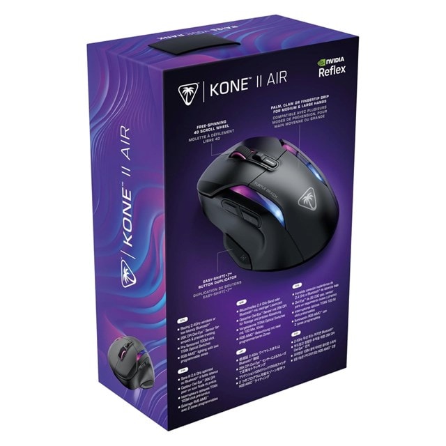 Turtle Beach Kone II Air Wireless Ergonomic Gaming Mouse - Black - 14