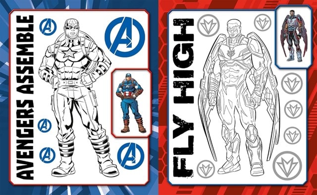 Marvel Avengers Captain America 5 In 1 Colouring Book - 5