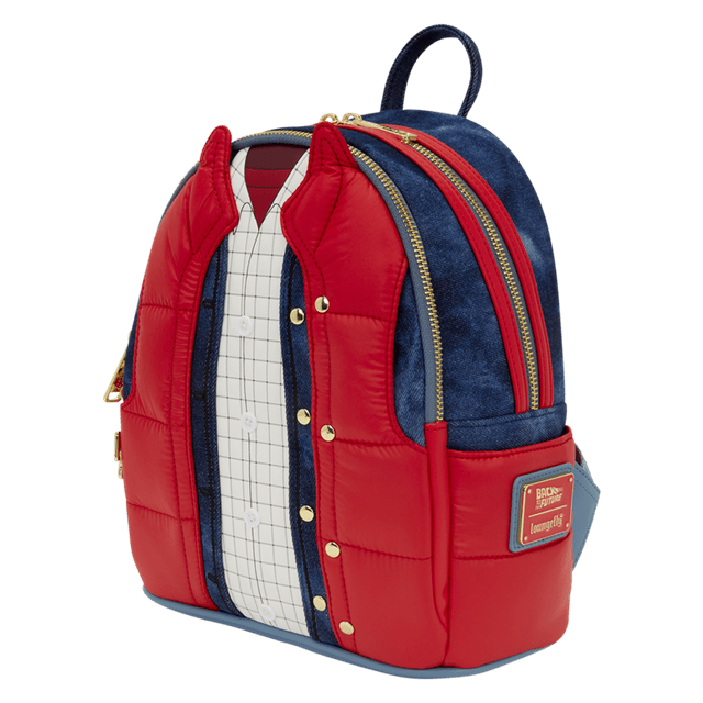 Marty McFly Cosplay Back To The Future Loungefly Mini Backpack - 2