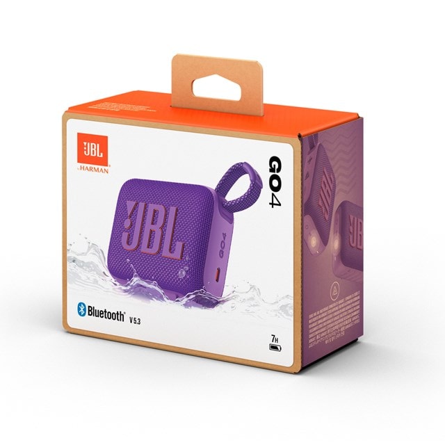 JBL Go 4 Purple Bluetooth Speaker - 8