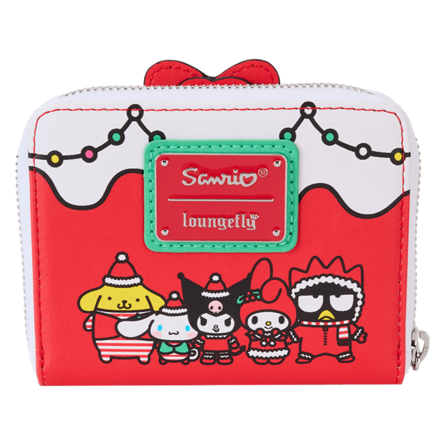 Sanrio Christmas Wreath Loungefly Zip Around Wallet - 3