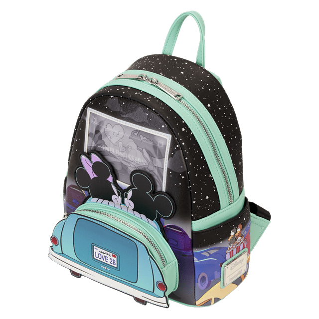 Mickey And Minnie Date Night Drive-In Mini Backpack Loungefly - 4
