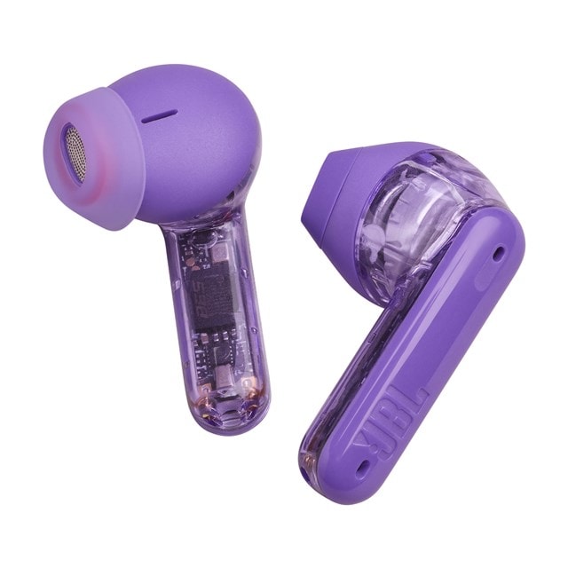 JBL Tune Flex Ghost Edition Purple Active Noise Cancelling True Wireless Bluetooth Earphones - 2
