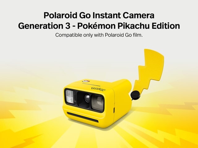 Polaroid Go Generation 3 Pokemon Pikachu Edition Instant Camera - 13