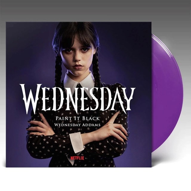 Paint It Black (Wednesday Theme Song) - Purple 7" Vinyl - 1