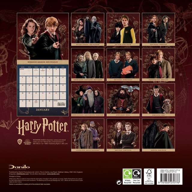 Harry Potter 2025 Calendar & Diary Gift Box - 5