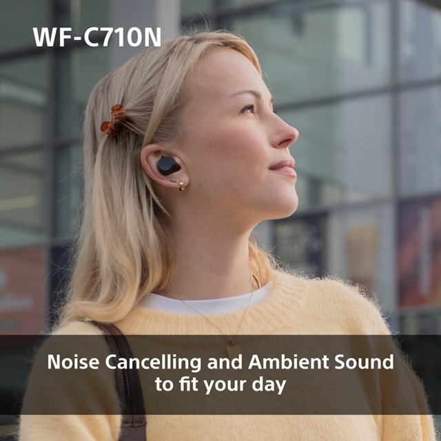 Sony WF-C710N Black Noise Cancelling True Wireless Bluetooth Earphones - 6