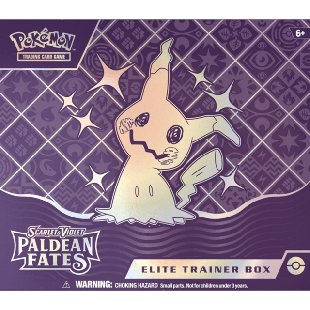 Scarlet & Violet 4.5 Paldean Fates Elite Trainer Box Pokemon Trading Cards - 2