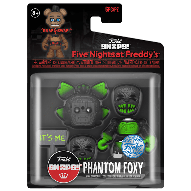 Phantom Foxy Five Nights At Freddys (FNAF) Funko Snap Single Pack ...