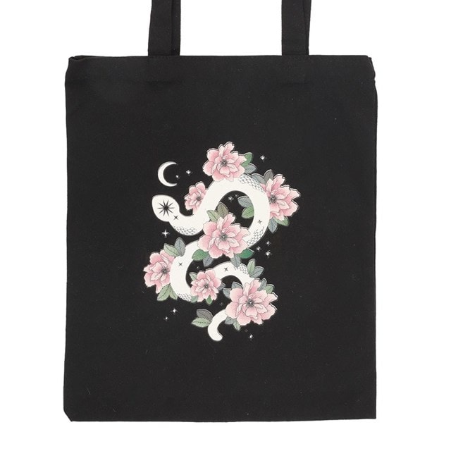 Floral Snake Tote Bag - 2