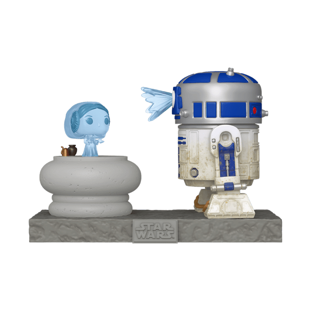 R2-D2 And Princess Leia Hologram 766 Star Wars Funko Pop Vinyl Deluxe - 1