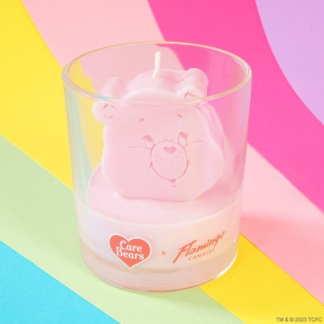 Fuzzy Wuzzy Cheer Bear  Care Bears x Flamingo Candle 3D Icon - 2