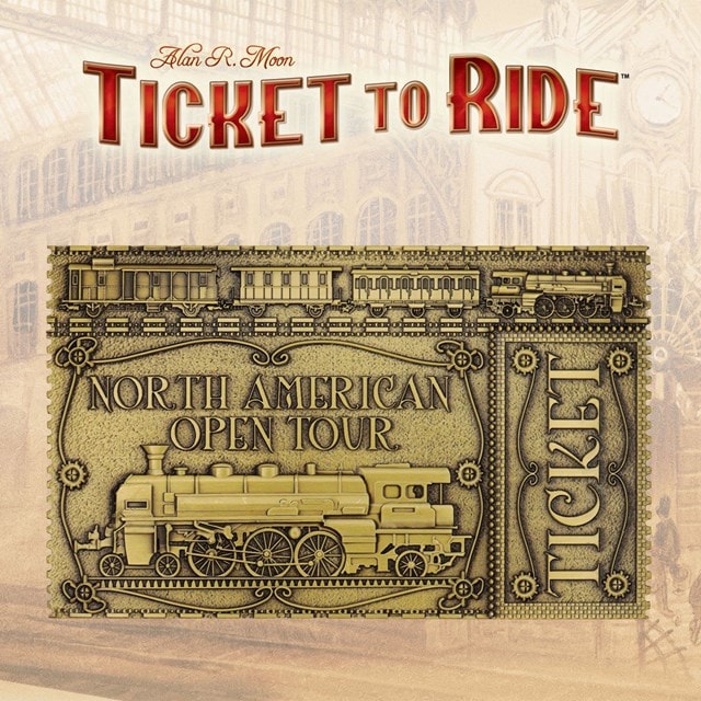 Ticket To Ride North American Open Tour Ticket Collectible - 1