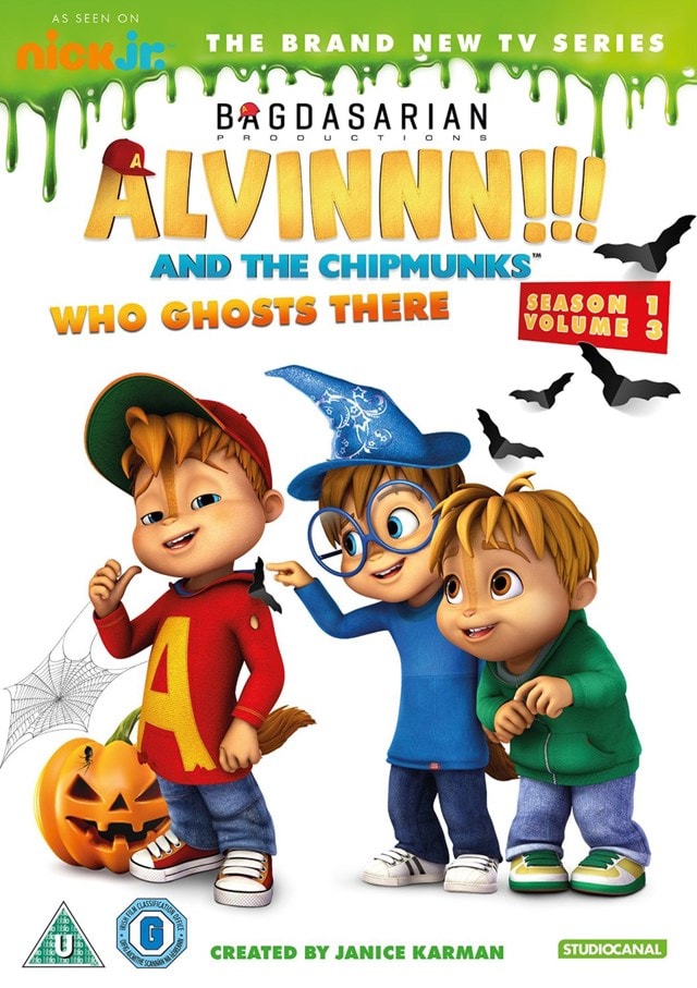 ALVINNN!!! And the Chipmunks: Season 1 Volume 3 - Who Ghosts... | DVD |  Free shipping over £20 | HMV Store