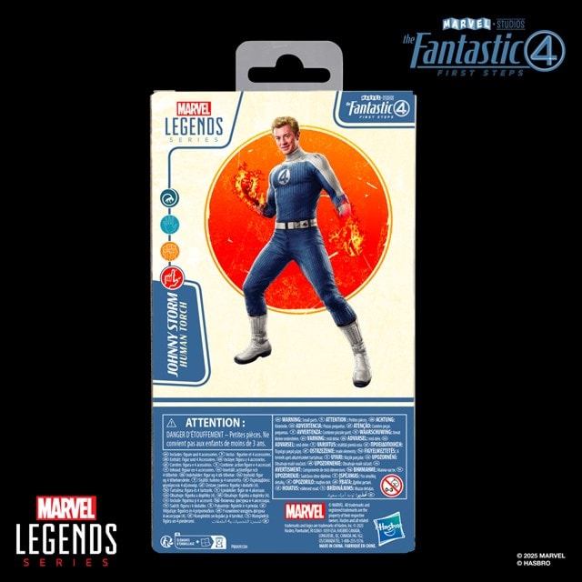 Johnny Storm Fantastic Four First Steps Marvel Legends Series Hasbro Action Figure - 9
