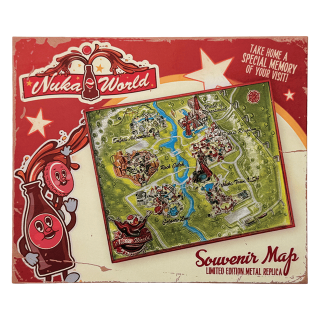 Fallout Limited Edition Nuka-World Metal Map - 3