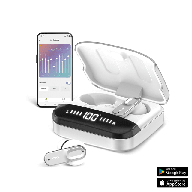 Mixx Audio Streambuds Ultra Mini Silver/White True Wireless Bluetooth Earphones - 4