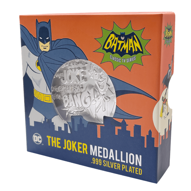 Joker DC Comics .999 Silver Plated Medallion - 3