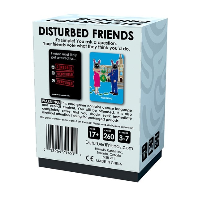 Disturbed Friends Card Game - 3