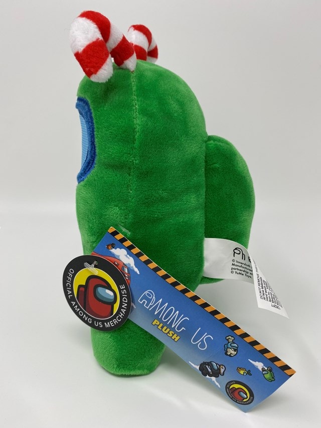 Green With Candy Canes 8" Among Us Plush - 3