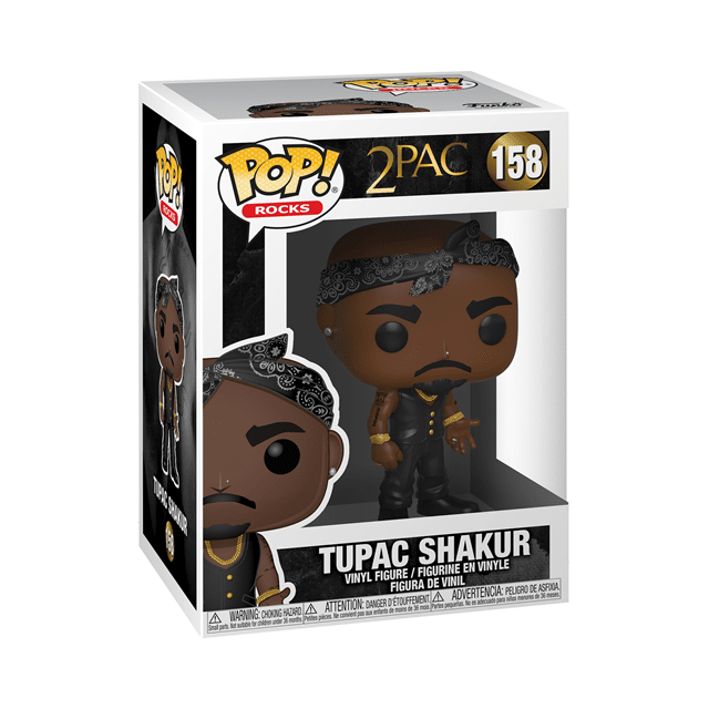 Vest With Bandana (Tbc): Tupac Pop Vinyl - 2