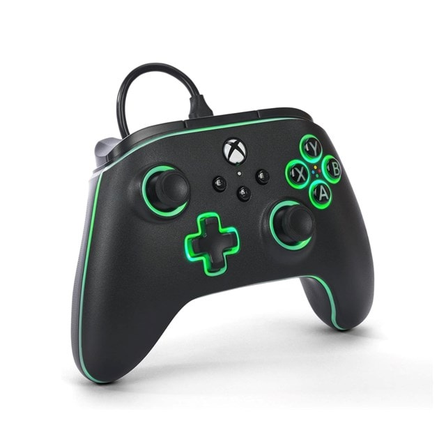 PowerA Advantage Wired Controller for Xbox Series X with Lumectra + RGB LED Strip - Black - 7