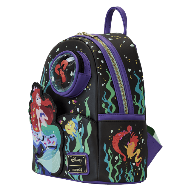 Life Is The Bubbles Mini Backpack Little Mermaid 35th Anniversary Loungefly - 2