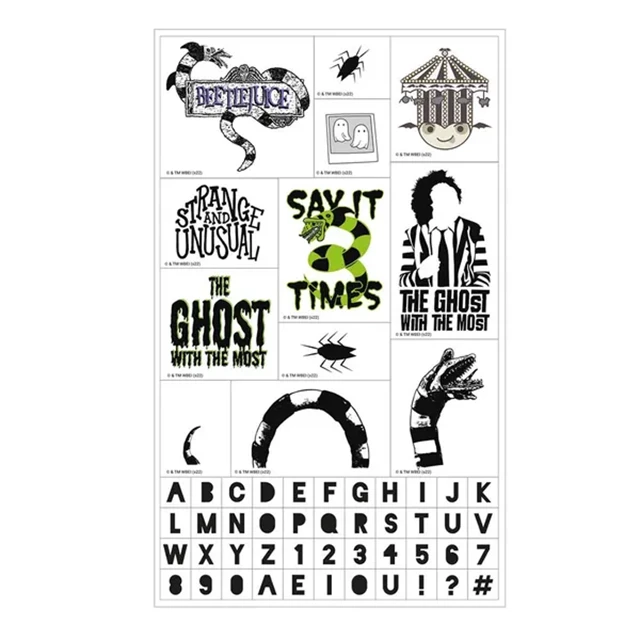 Say It Three Times VHS Beetlejuice A5 Premium Notebook - 4