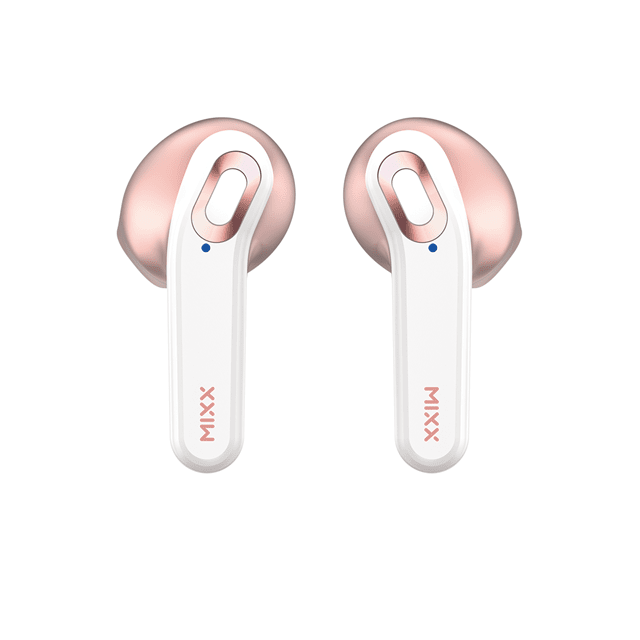 Mixx Audio Streambuds Hybrid Rose Gold/White True Wireless Bluetooth Earphones - 3