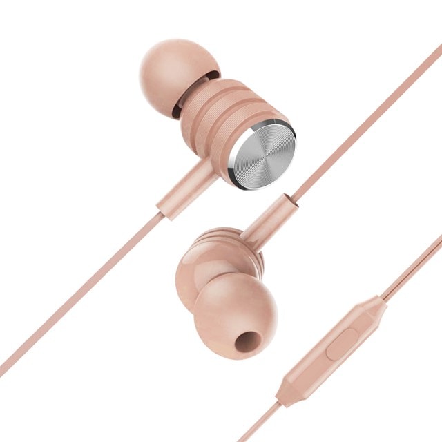 Vybe Stereo Pink Earphones - 1