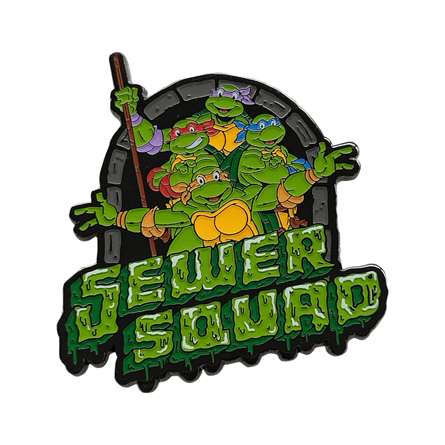 Limited Edition 40th Anniversary Teenage Mutant Ninja Turtles Pin Badge - 3