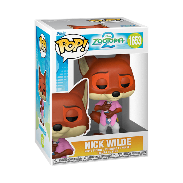 Nick Wilde 1653 Zootopia 2 Funko Pop Vinyl - 2