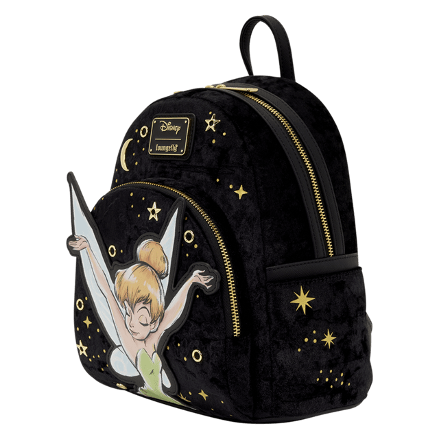 Tinker Bell Pixie Dust Velvet Loungefly Mini Backpack - 3